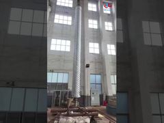 크롬 코팅 냉각 롤러 이중 쉘 구조