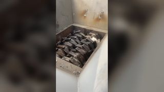 제련 준비용 이중 샤프트 알루미늄 호일 슈레더