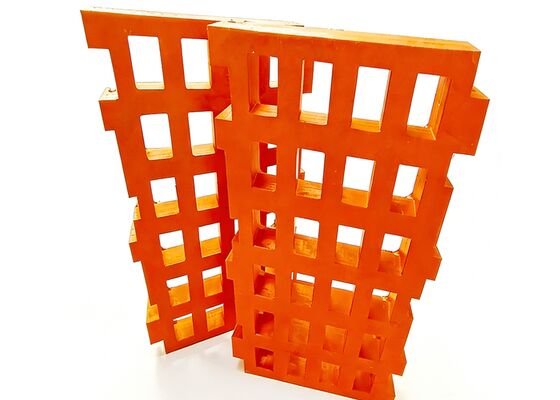 Heavy-Duty Modular Rubber Screen Media with High Open Area for Basalt Processing Technical