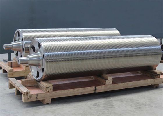2000m/Min Grooved Press Roll Paper Making Machine Parts CE