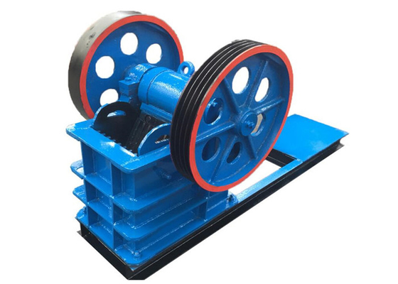 Two Jaw Plates Stone Jaw Crusher Machine For Building Materials