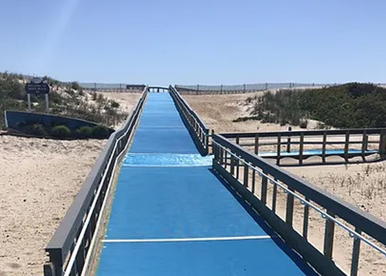 Non Slip Beach Access Mat Portable Polyester Access Mesh