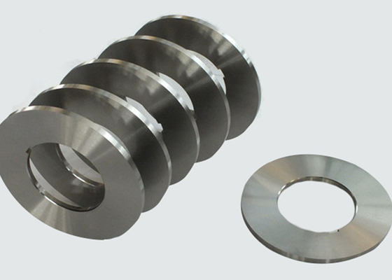 Professional Transformer Core 280mm OD Roll Slitting Carbide Knives With Tungsten Raw Material