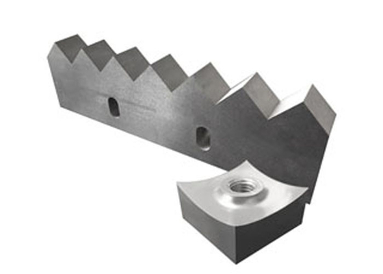 Custom Tire Plastic Recycling Single Shaft Shredder Blade Made Of H13 And 55SiCr