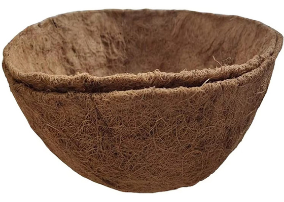 Round And Square Coconut Fiber Planter Pots Coco Handsing Basket
