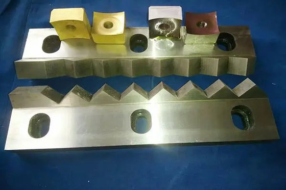 Plastic Rotary Cutter Blades D2 / SKD11 Material Plastic Bottle Crusher Blades