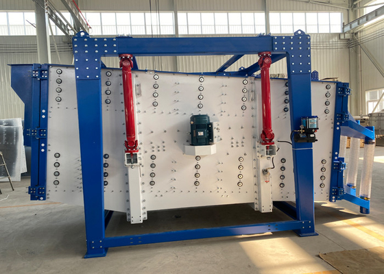 Self Cleaning Swing Vibrating Sifter Machine Square Gyratory Screen For Dry Silica Sand