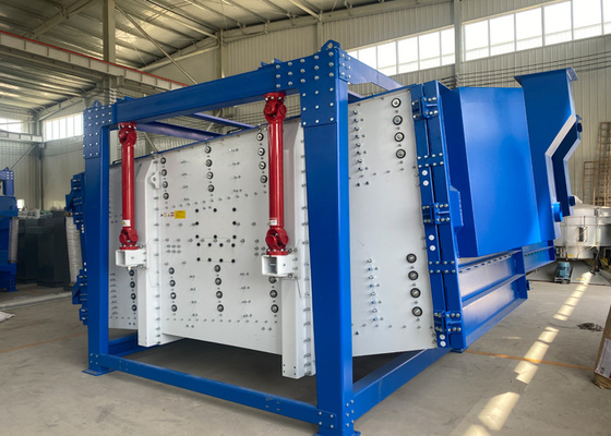 Self Cleaning Swing Vibrating Sifter Machine Square Gyratory Screen For Dry Silica Sand