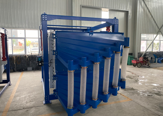 Self Cleaning Swing Vibrating Sifter Machine Square Gyratory Screen For Dry Silica Sand