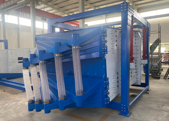 Square Gyratory Swing Screen Quartz Sand Sieving Machine For Fine Screening