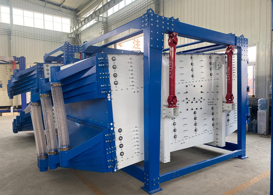 Square Gyratory Swing Screen Quartz Sand Sieving Machine For Fine Screening