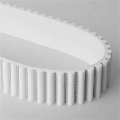Endless AT10 Teeth Steel Cleats White Polyurethane Timing Belt PU Synchronous Belt