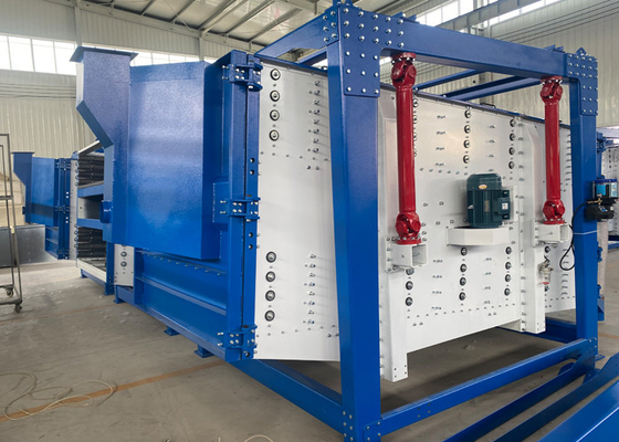 Multi Layer Electric Square Gyratory Vibrating Screen Swing Quartz Sand Screening Machine