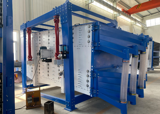 Multi Layer Electric Square Gyratory Vibrating Screen Swing Quartz Sand Screening Machine