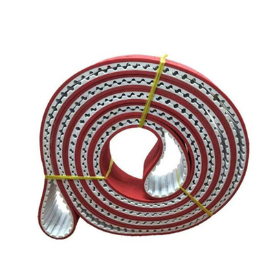 Synchronous Pu Timing Belt With Red Adhesive / Polyurethane Timing Belt