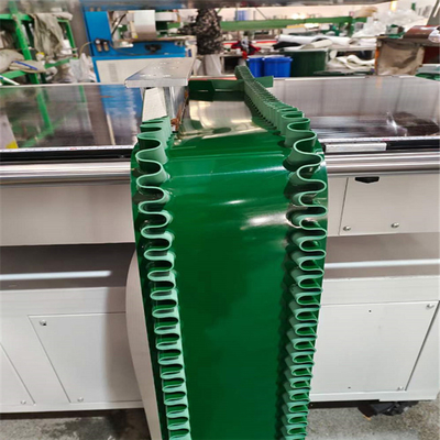 Skirt Edge Baffle PVC Green 3mm Conveyor Belt