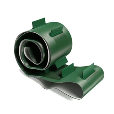 Green Profile Cleated PVC Conveyor Belt With Baffle