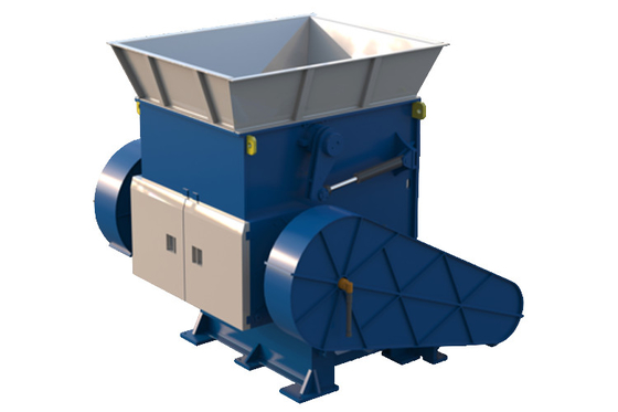 High Efficient Single Shaft Waste Material Recycling Shredder Machine For Waste Plastic