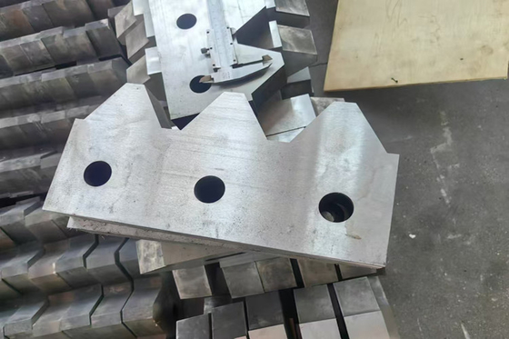 D2 Materiral Tyre Recycling Shredder Blades For Double Shaft Shredder Machine