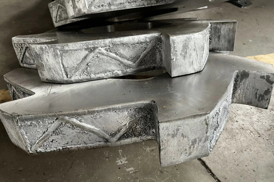 D2 Double Shaft Shredder Blade For Waste Metal Recycling