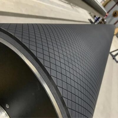 45# Steel CFRP Carbon Fiber Contact Roller EPDM Rubber Coated for High Speed Winder and Slitter with Maximum Diameter 1300mm and Length 13000mm