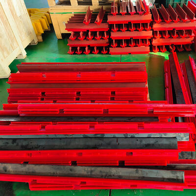 Polyurethane Dewatering Mesh 305mm Width 4mm Slot Rail Support with High Wear Resistance