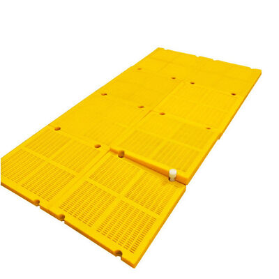 45mm Thick High Wear Resistance PU Dewatering Screen Panel with 1.0mm Slot for Coal Mining