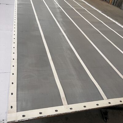 HUATAO Transparent PU Grommet Screen with 0.0014-0.0090 Inch Wire Diameter and 46%-76.4% Open Area for Industrial Wire Mesh