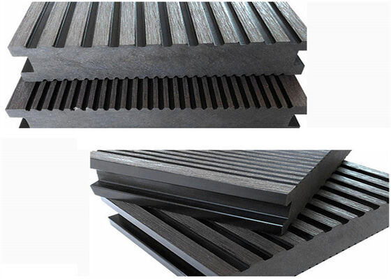 No Cracking Waterproof WPC Embossed Capped Composite Decking