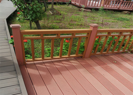 Exterior WPC Skirting Board Waterproof Plank Board For Garden Fence