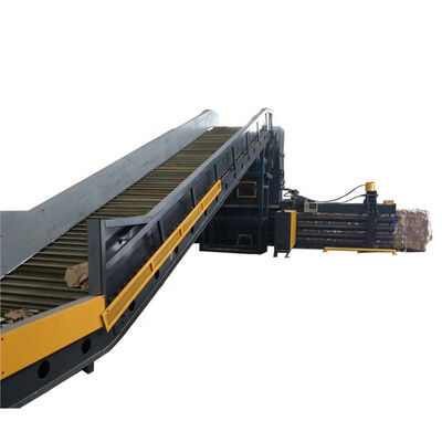 Huatao 160 Tons Pressure Hydraulic Baler Machine For Waste Plastic Baling