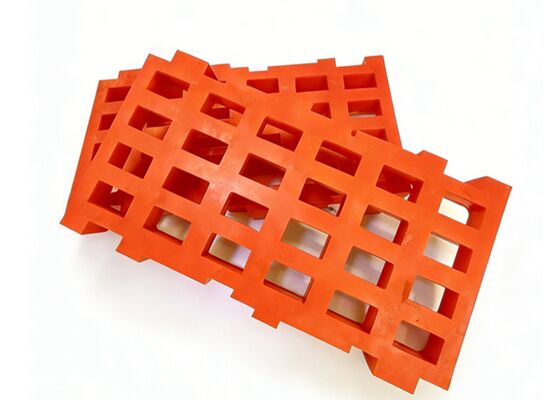 Anti-Blinding Trell-ex PS 305x305mm Polyurethane Screen with Steel Inserts for Gold Mining Technical