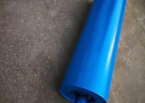 High Toughness Yellow Ring Rubber Disc Conveyor Idler