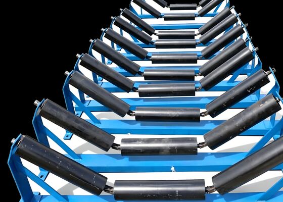 Conveyor System Spare Part Rubber Disc Return Idler Roller