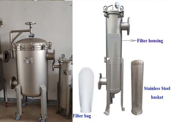 Single Industrial Bag Filter For Coatings