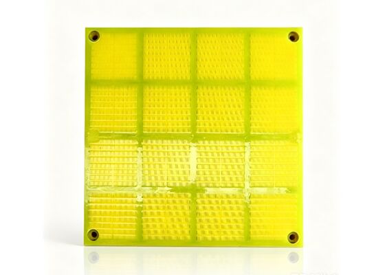 Wear Resistant Polyurethane Modular Screen 500x500mm for Mining Deck Sizing Tasks