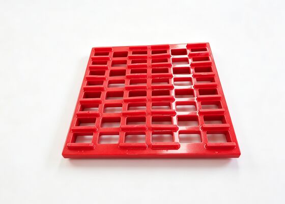 Anti-Clogging Polyurethane Flip Flow Screen Mat for Damp Sticky Coal Washing
