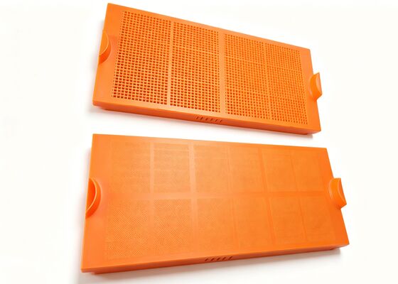 Modular Polyurethane Screen with Interlocking Fastening for Rapid Change Deck Systems