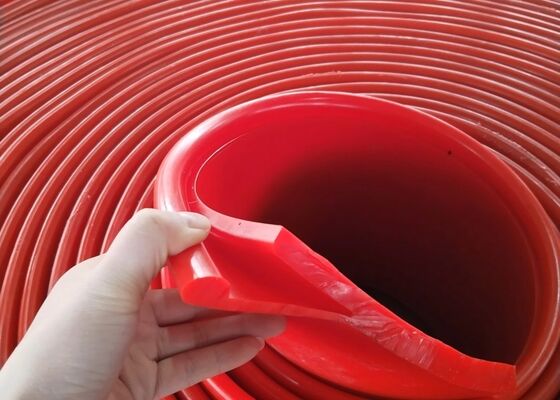 Urethane Conveyor Belt Sealing Strip High Tear Resistance Mining Conveyor Use