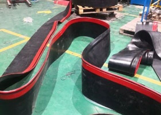 PU Conveyor Belt Skirting 12mm Thickness Long Service Life Coal Conveyor System