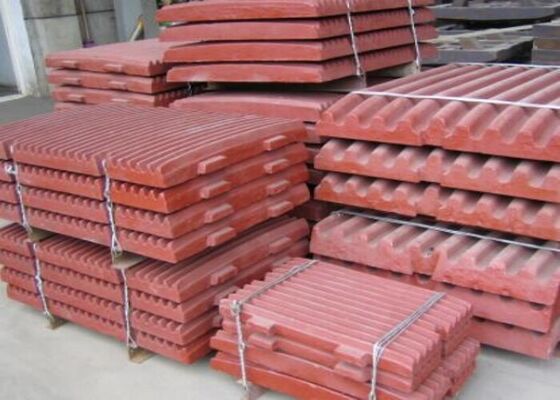 Fixed Jaw Plate for Primary Crusher High Tensile Strength Alloy Steel Quarry Wear Component
