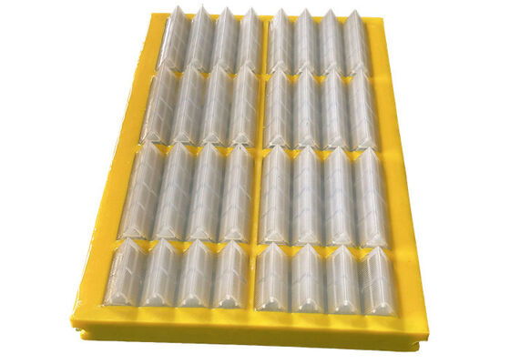 Modular Pin Type Polyurethane Dewatering Screen Panel with Standard 305x610mm Dimensions