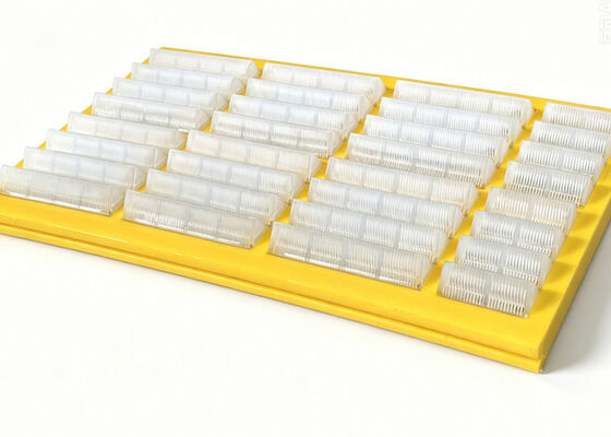 ustom Color Modular PU Screen Panel with 0.5mm Slots for Chemical and Fertilizer Mineral Processing