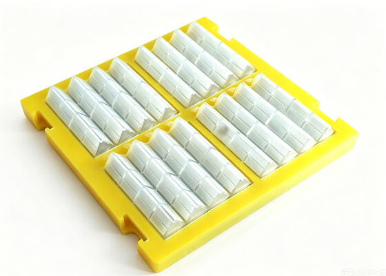 Durable Polyurethane Anti-Blocking Screen Panel with Randomized Tensioned Cords for Wet Fine Sizing