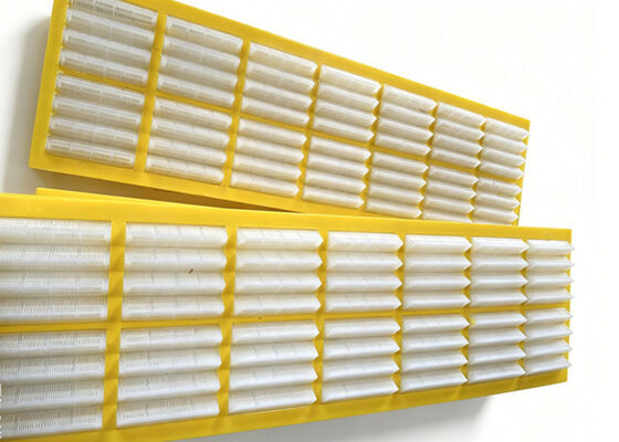 Anti-Blocking Polyurethane Modular Screen Panel with Reinforced Steel Frame for Wet Viscous Material Screening