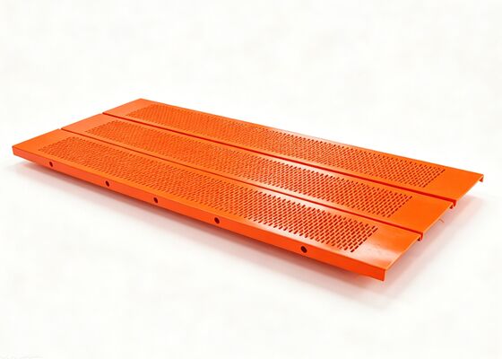 Boomerang Aperture TPU Panels for Non-Clogging Metal Scrap Recycling