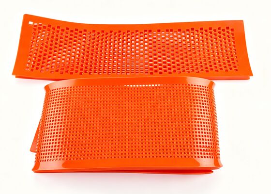 MDI Polyether Flip Flow Screen Mats for Heavy Duty Dewatering Applications