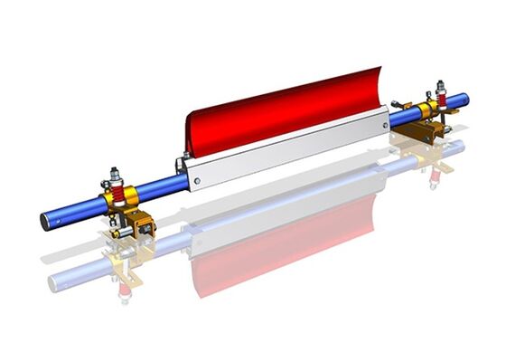 Conveyor Belt Cleaner Polyurethane Blade Long Wear Life Aggregate Conveyor Equipment