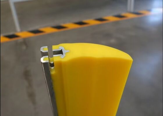 Conveyor Belt Cleaner Polyurethane Blade Long Wear Life Aggregate Conveyor Equipment