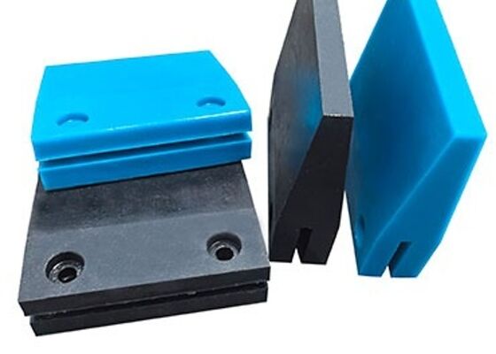 Conveyor Belt PU Scraper with Alloy Steel Holder Bulk Material Conveyor Cleaning